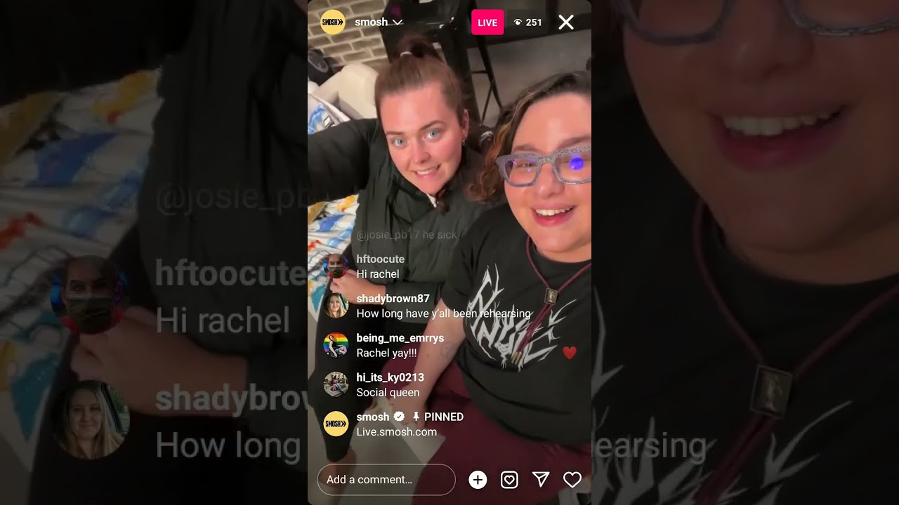Smosh Instagram Live 05/16/23 - BTS of TNTL Rehearsal + Goofing Around with Peter