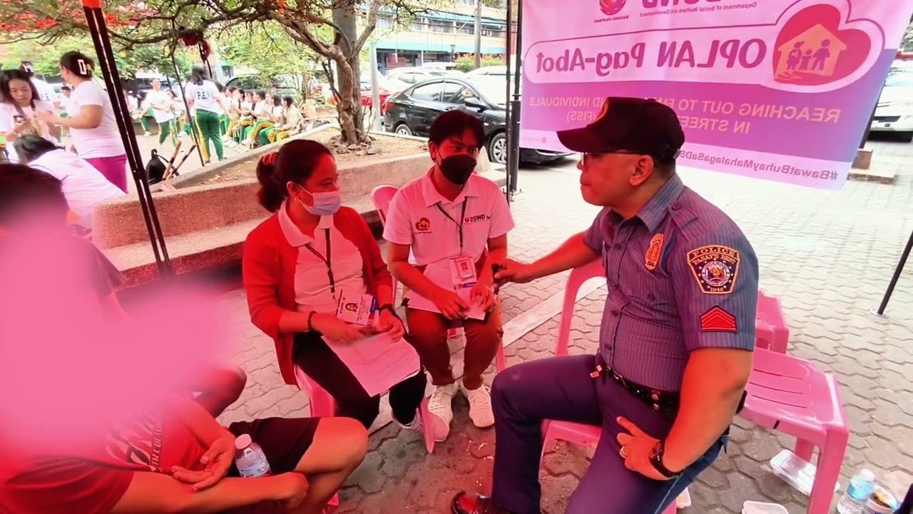 DSWD and PNP rescue the street Children