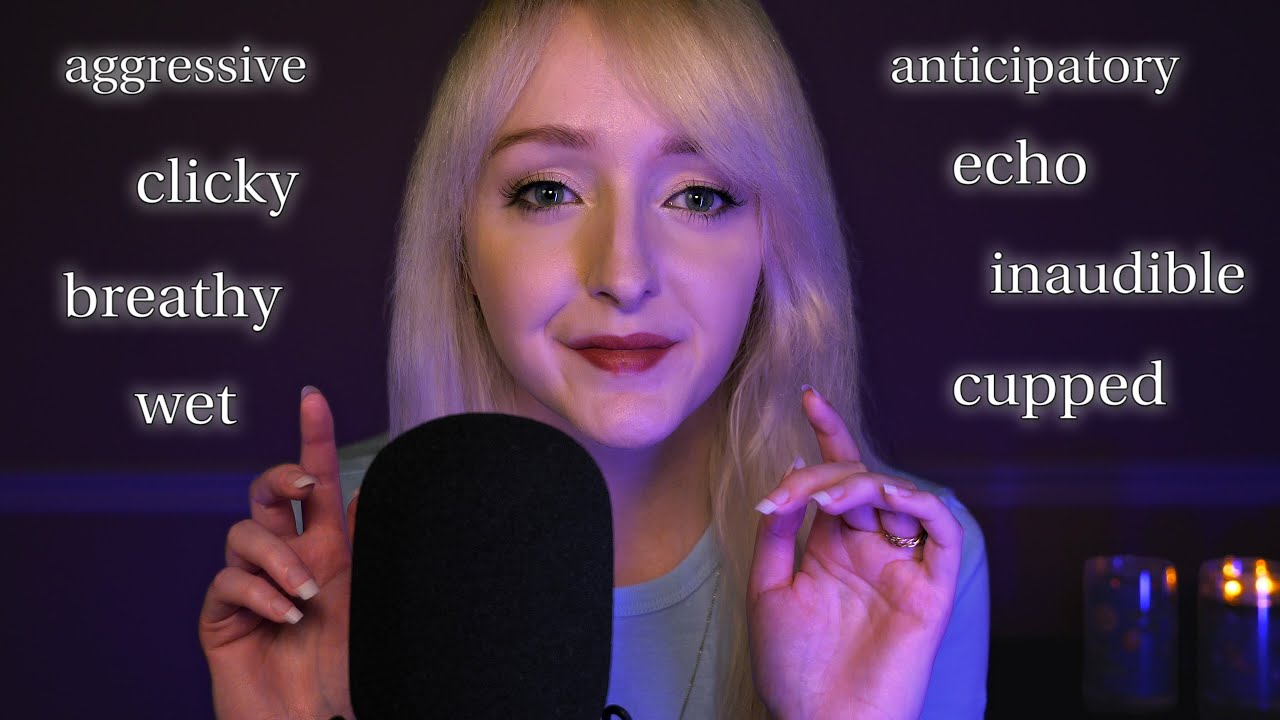 ASMR 20 Whisper Types | Which is Your Favorite? 1+Hr