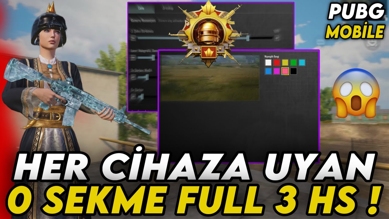 SONUNDA HER CİHAZ UYAN HASSASİYET ! PUBG MOBİLE DE YAPILMASI GEREKEN BAŞTAN SONA BÜTÜN AYARLAR !