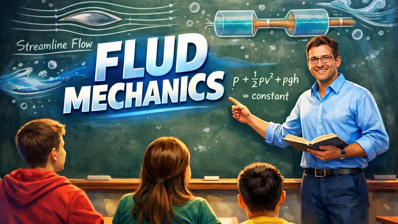 L07 Bernoulli Equation,Equation of Continuity (About streamline flow , incompressible fluid )