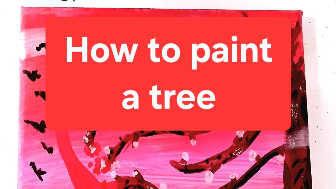How to paint a lovely tree with Caylen Faith