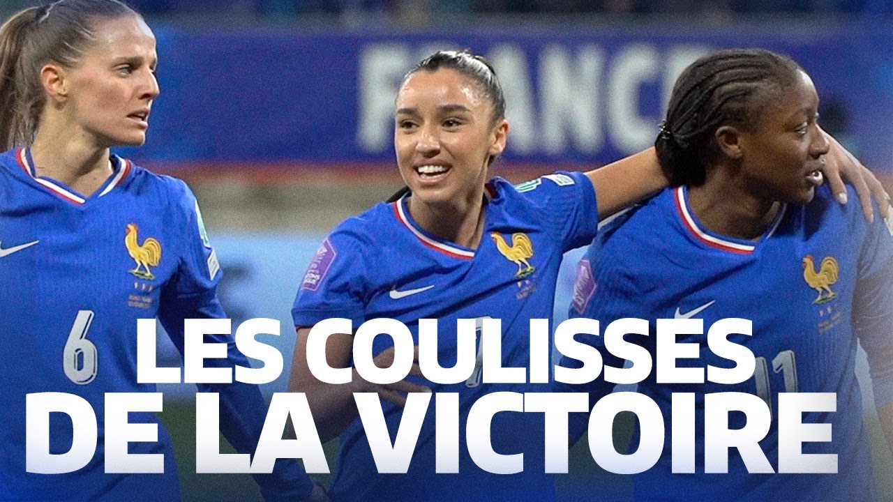 Caméra embarquée au coeur de la victoire des Bleues