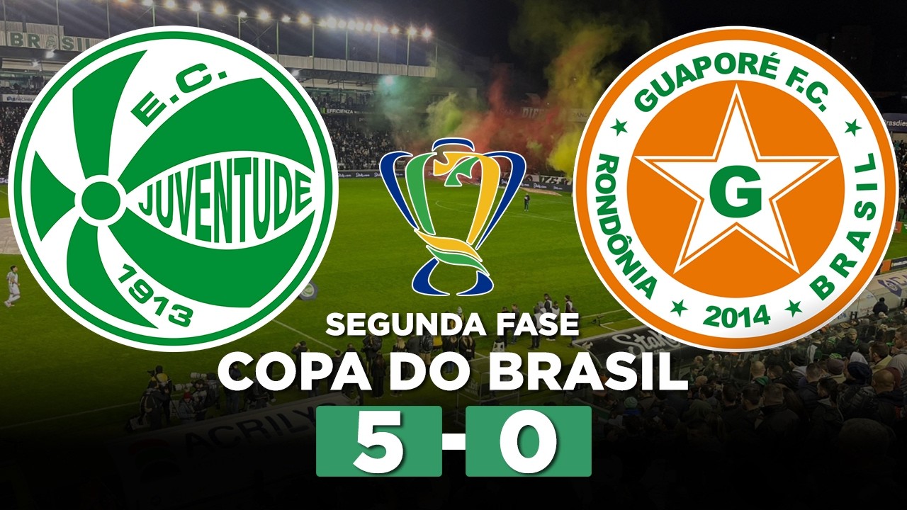 JUVENTUDE x GUAPORÉ AO VIVO Copa do Brasil 2026 Segunda fase | Narração