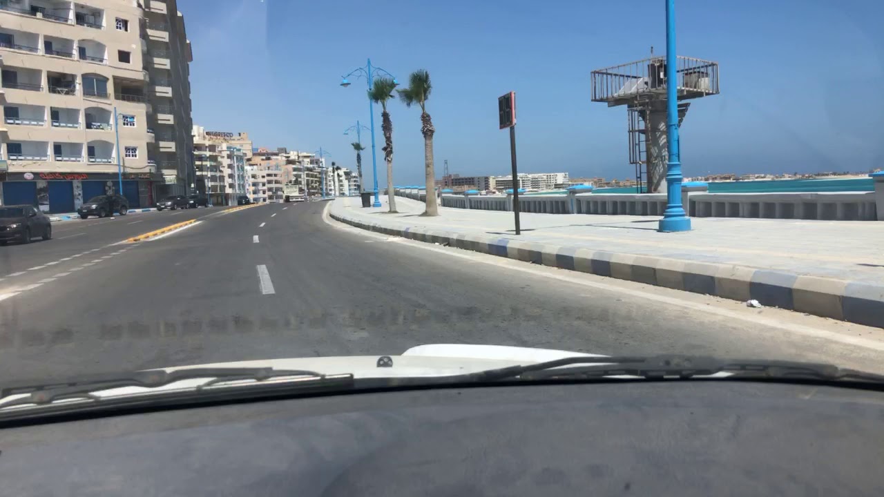صباحكم سعيد من مطروح و جوله بطول كورنيش مطروح كلو و شارع علم الروم مع مُندى
