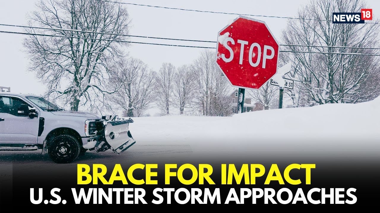 BRACE FOR IMPACT: Powerful U.S. Winter Storm Approaches | Millions at Risk as Snow, Ice & Winds Hit