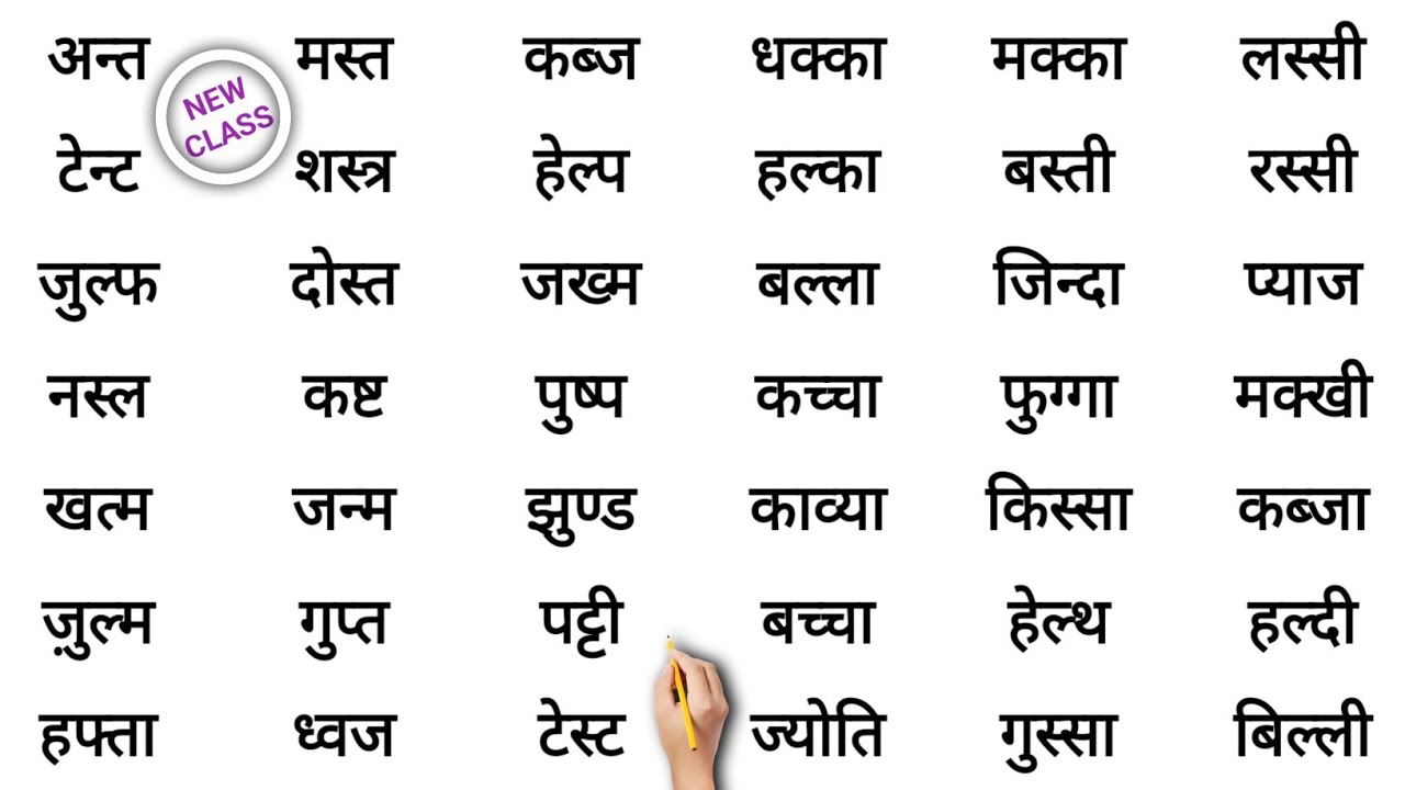 Aadhe Akshar Wale Shabd | आधे अक्षर वाले शब्द | Half Letter Words in Hindi | हिंदी पढ़ना कैसे सीखें?