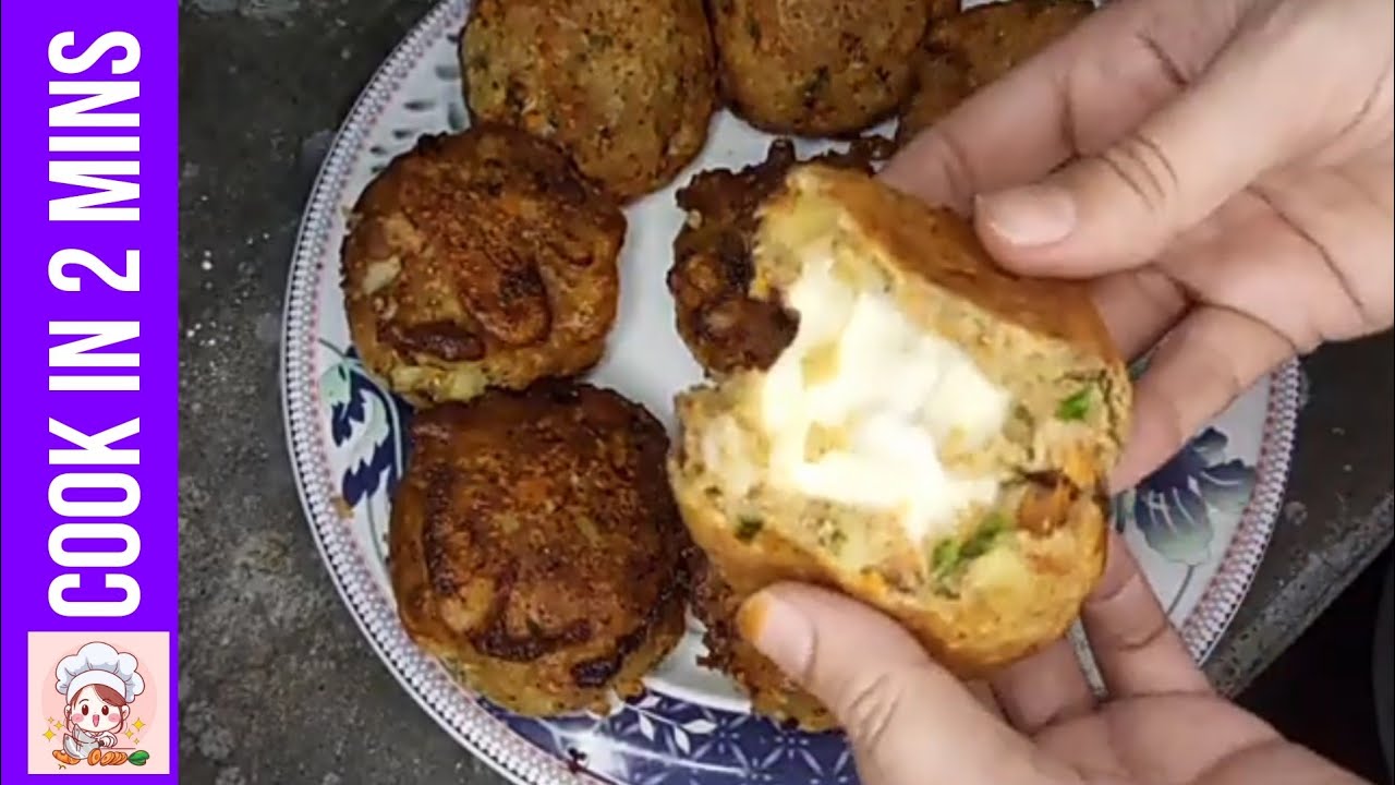 Cheesey potato snacks || Cook in 2 mins