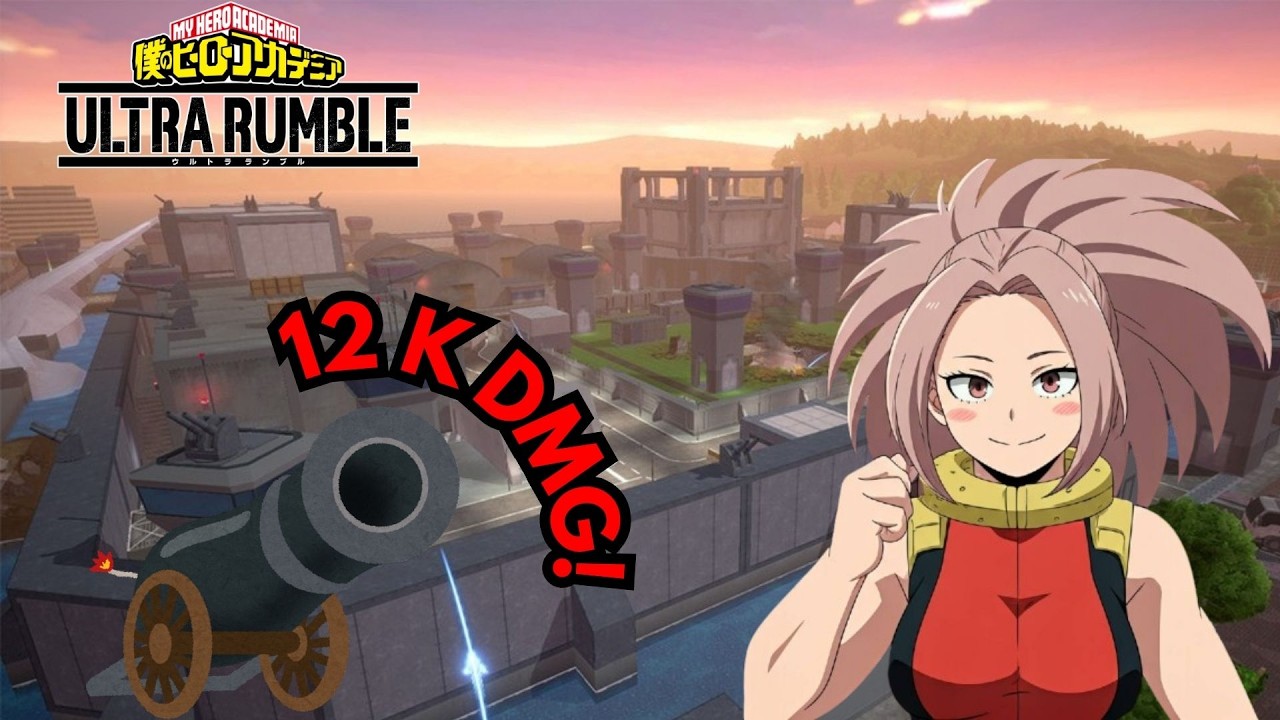 12K DAMAGE using Momo in My Hero Ultra Rumble!