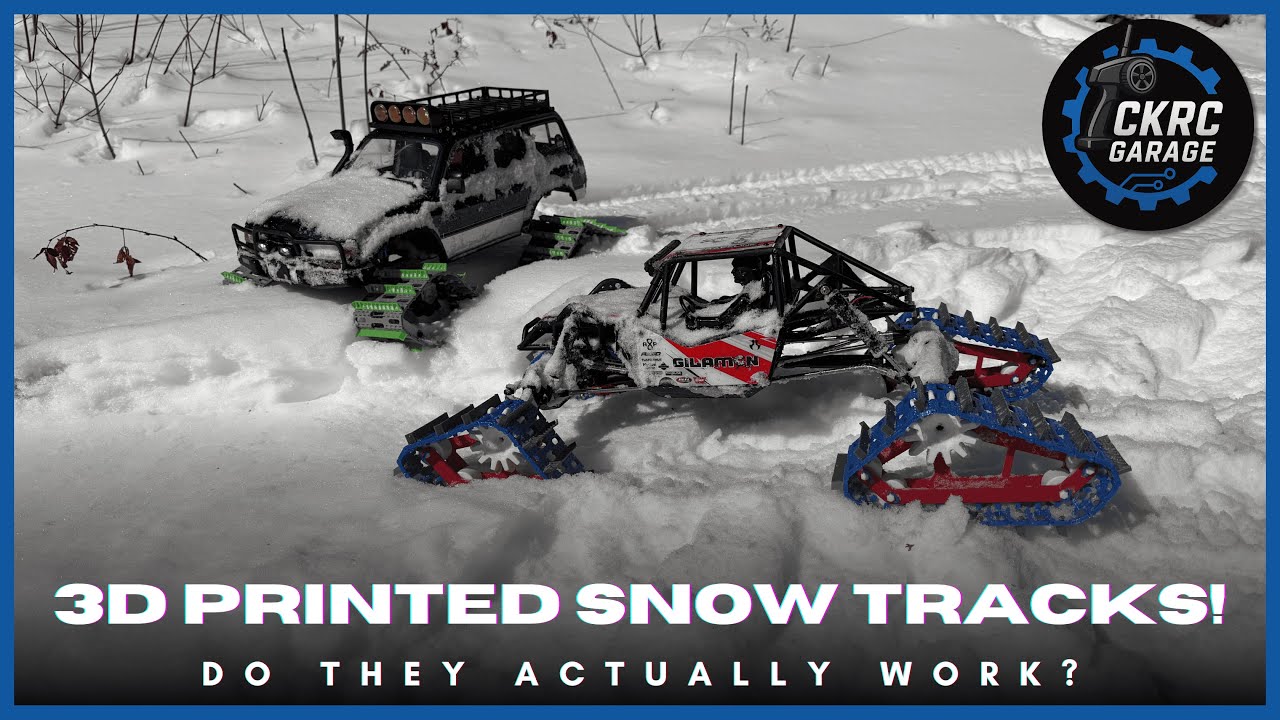 I Found FREE 3D Printed Snow Tracks… Do They Actually Work?