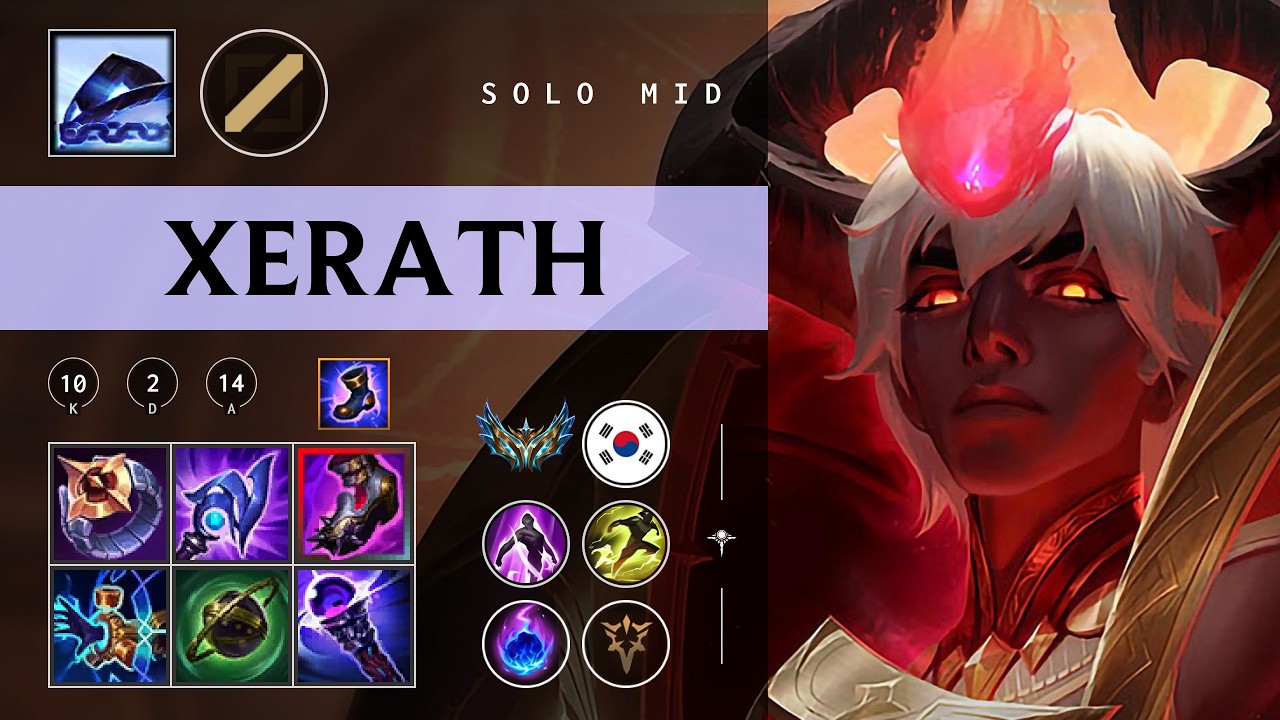 Xerath Mid vs Annie - KR Challenger Patch 26.04