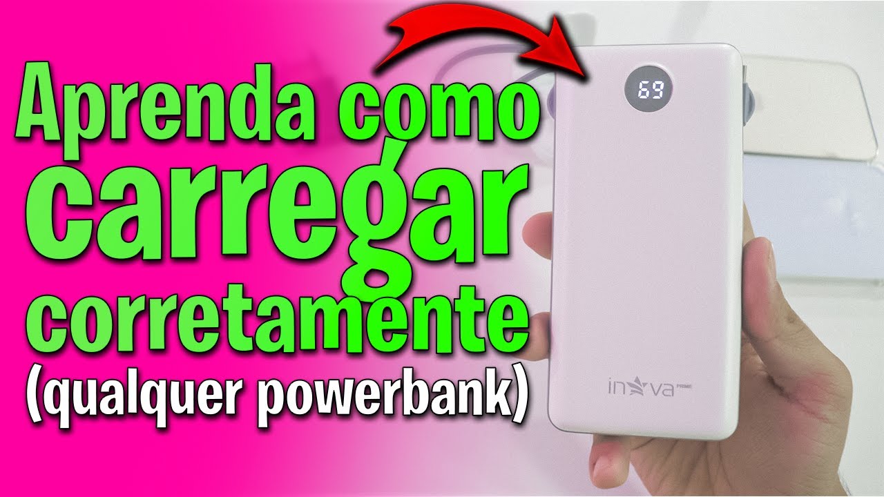 Como CARREGAR POWERBANK CORRETAMENTE (cuidado para não queimar o seu)