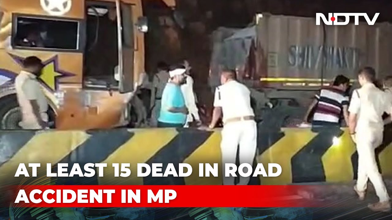 15 Killed As Bus Collides With Truck In Madhya Pradesh
