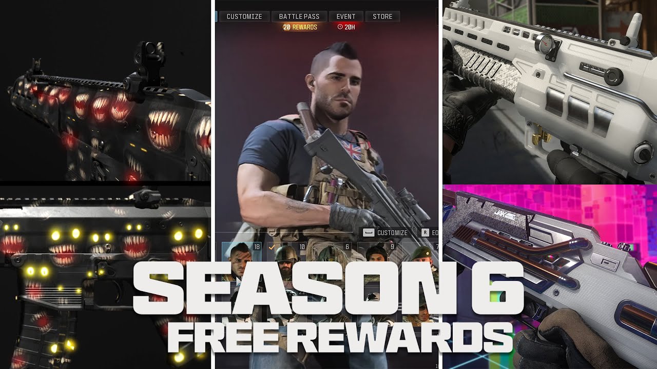 FREE Season 6 REWARDS, Soap Hawk Operator, Animated Camos, Aftermarket Parts, &...- Modern Warfare 3