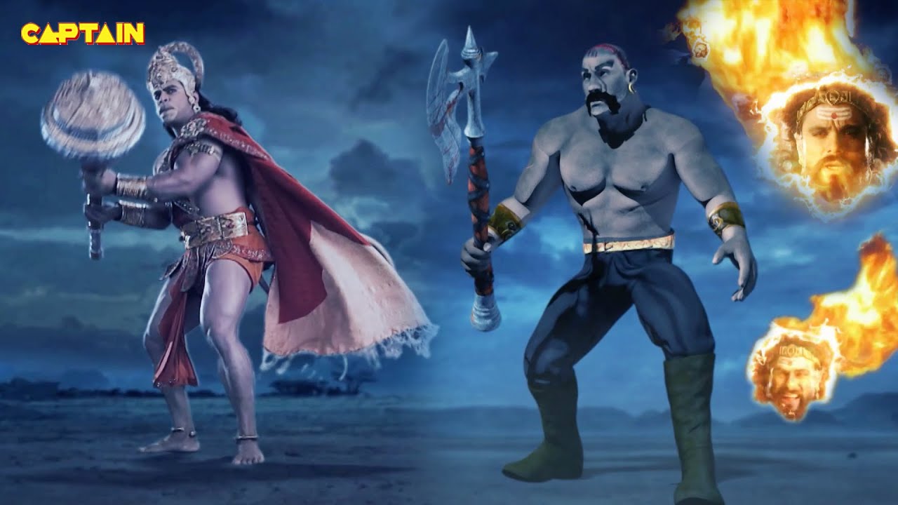शतानन रावण का हनुमान जी ने किया सामना | Mahabali Hanuman EP 499