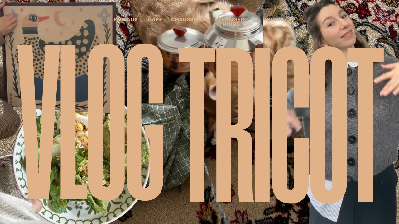 Vlog tricot, Emmaüs, tricothé 🥰