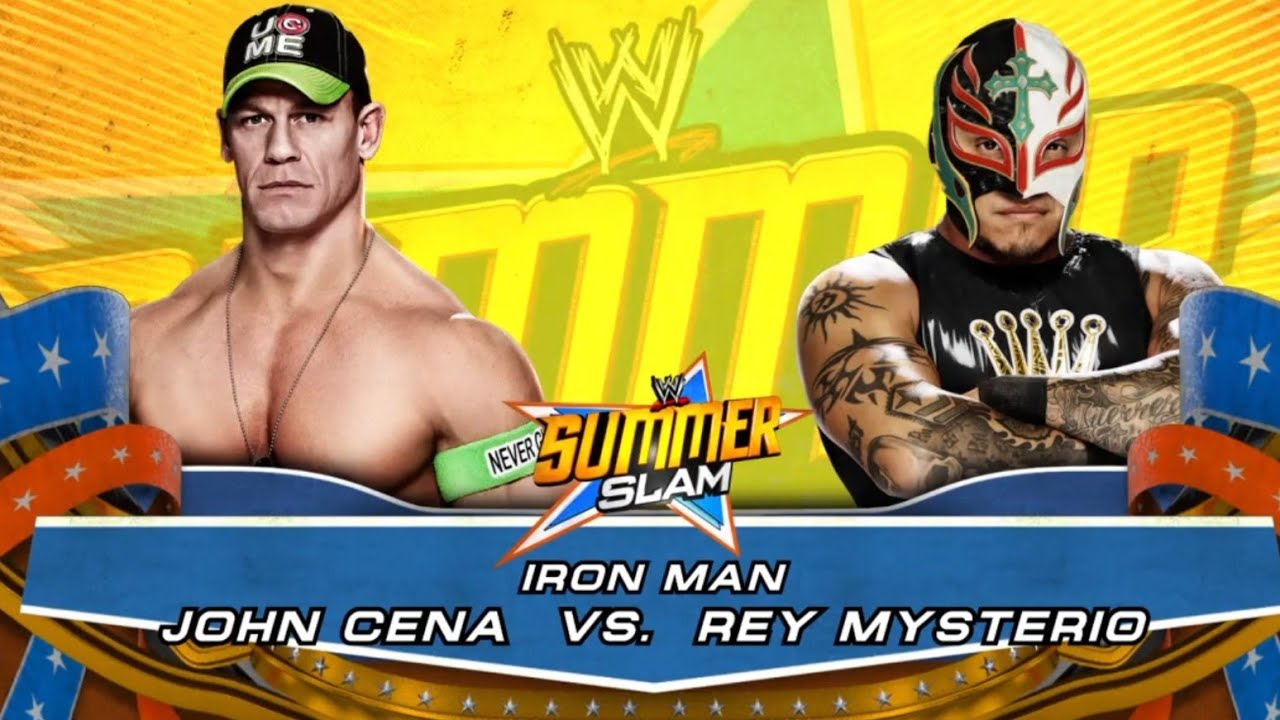 Iron Man Match John Cena vs Rey Mysterio | Summerslam | WWE 2k15 PS4