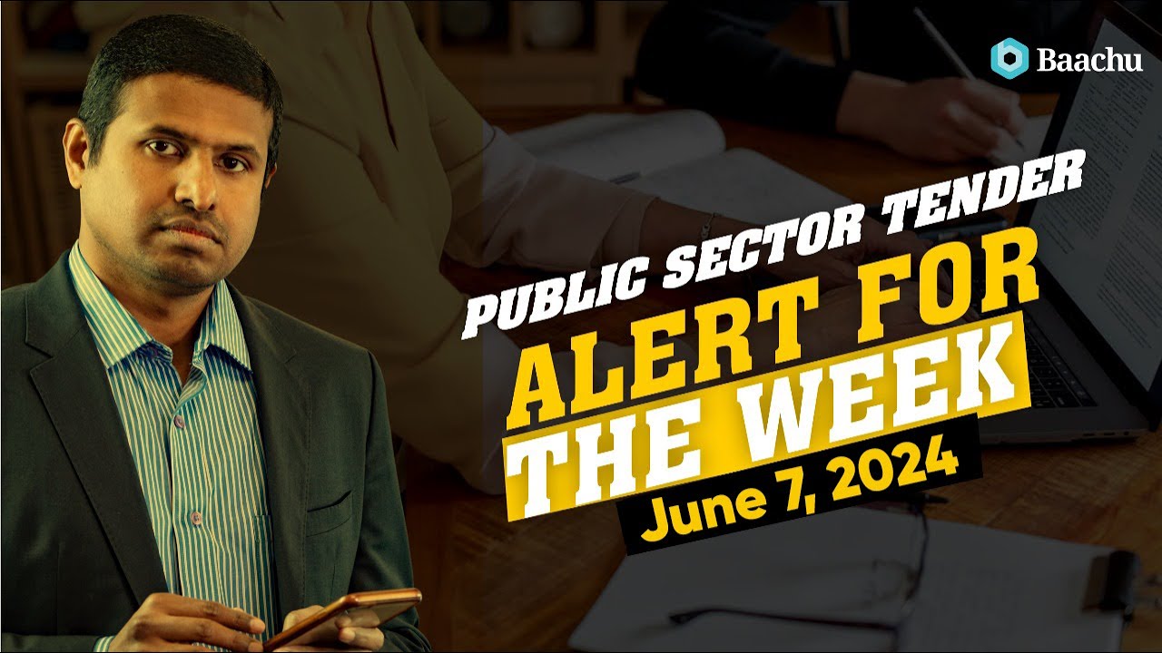 &pound;980m Public Sector Tender Alerts for the Week - 7 June 2024
