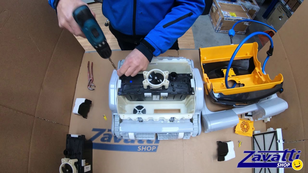 How to replace the motor unit in your Dolphin Maytronics Supreme, Explorer, Maxi Kart pool robot
