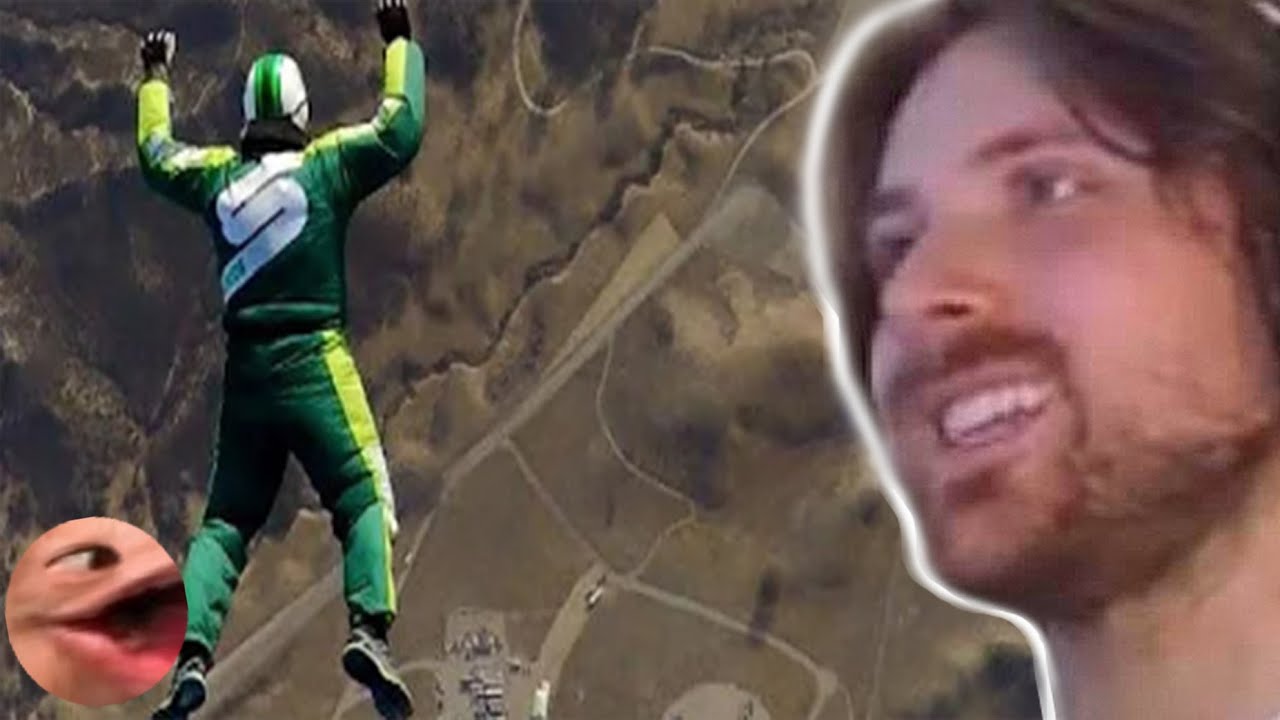 Forsen Reacts - Luke Aikins No Parachute 25,000 Feet Airplane Jump Complete Video