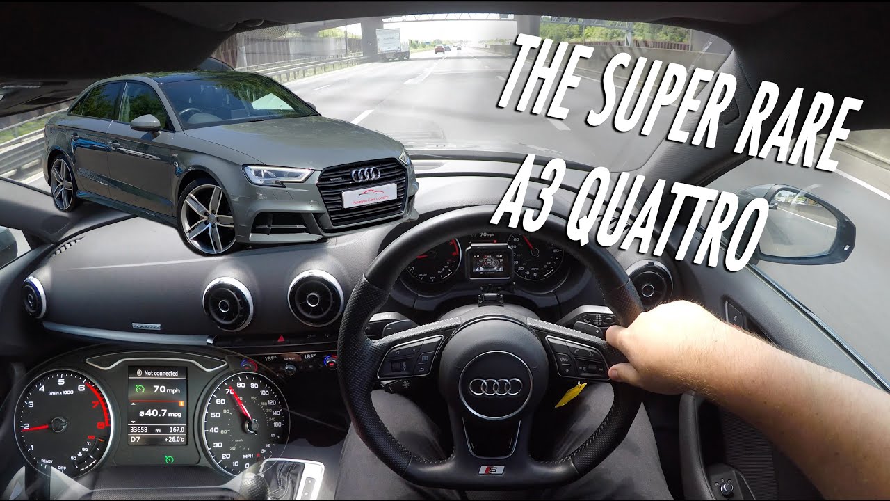 Audi A3 Quattro 2017 года: взгляд из окна автомобиля/обзор