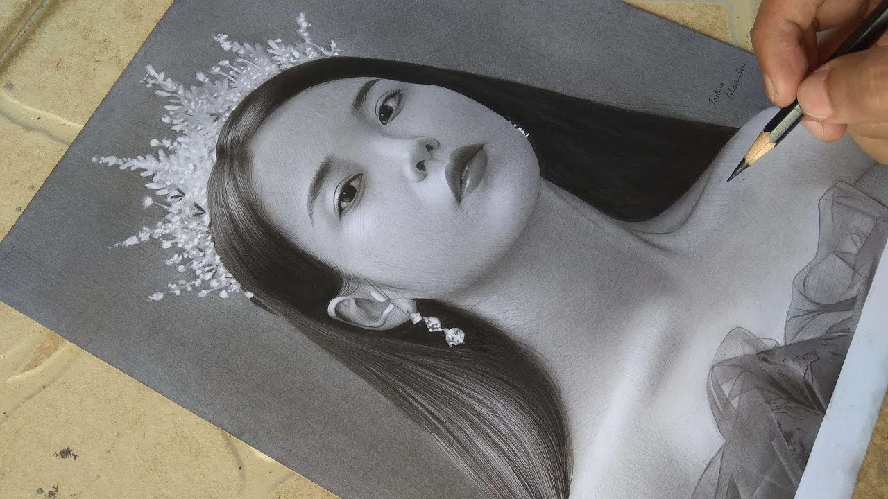 Drawing IU using graphite