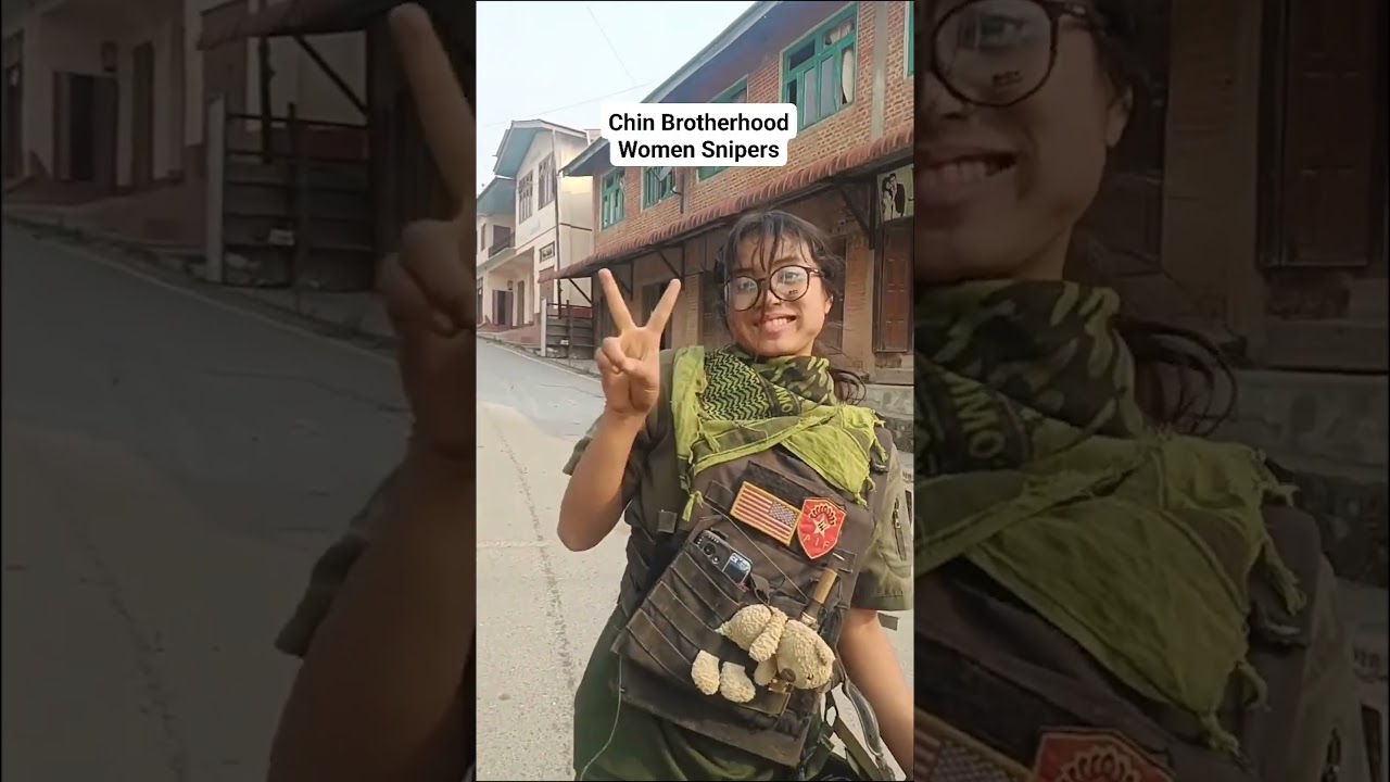 PDF Women Sniper #myanmar #chinbrotherhood #military  #army