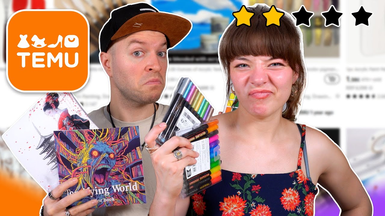 Testing TEMU Art Supplies - and EVERYTHING Went wrong!...