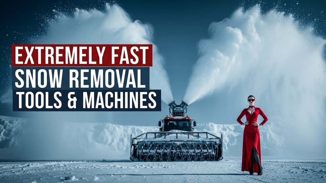 EXTREMELY FAST SNOW REMOVAL TOOLS AND MACHINEs