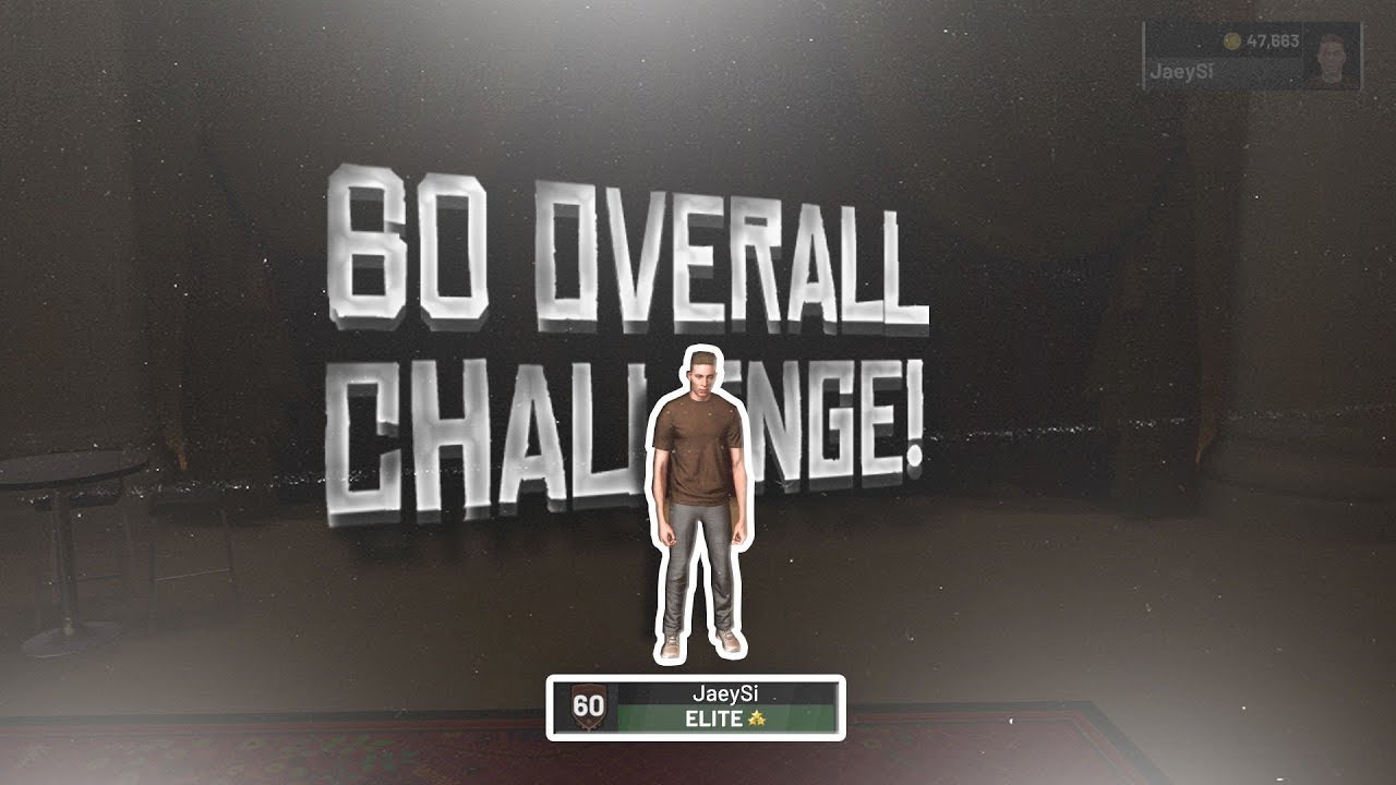 NBA 2k19 60 OVR 1v1 STAGE CHALLENGE!