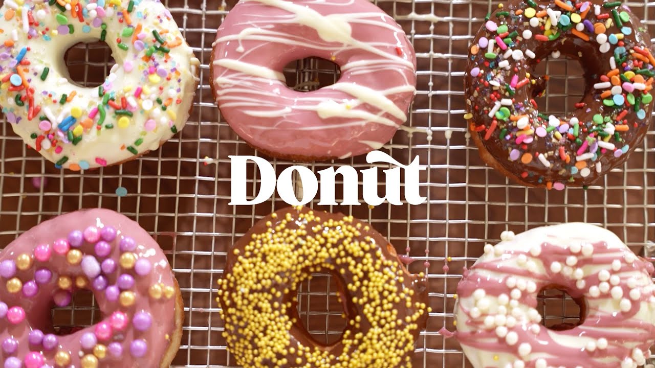 Donut Tarifi | Bitter, Beyaz ve Ruby Çikolatali 🍩