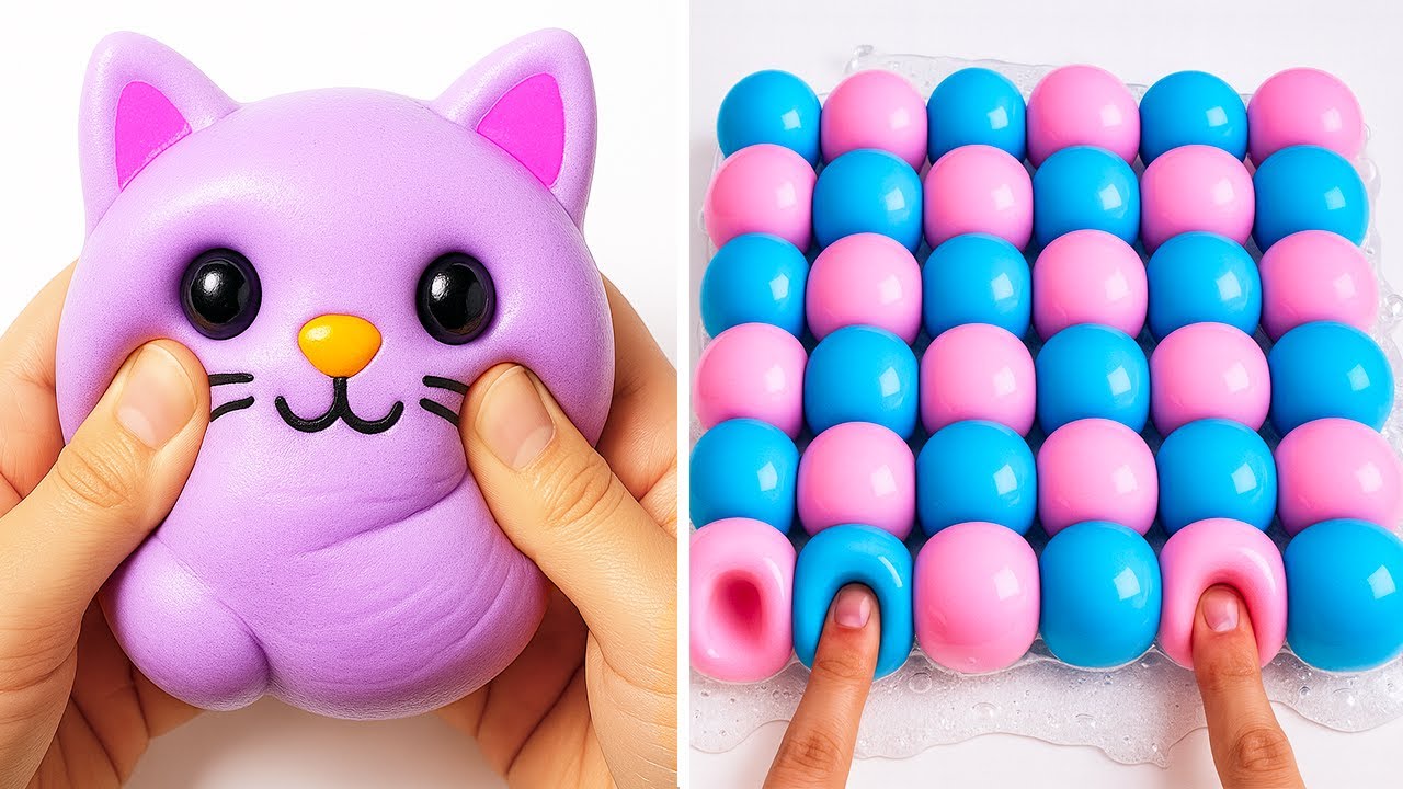 Расслабляющие АСМР-видео со слаймом для сна | Satisfying Slime No Talking ASMR 3851