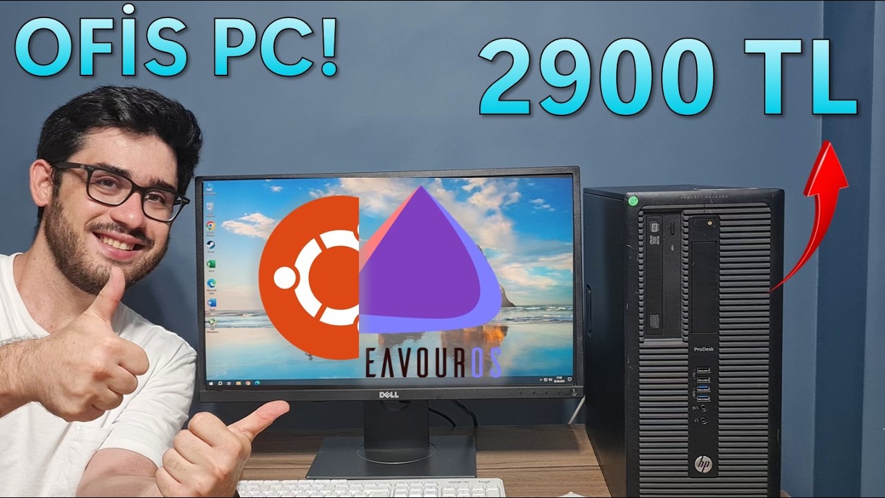 2900 TL'lik Ofis PC Nasıl? Oyunlarda ve Modern Linux Distrolarında Denedim!