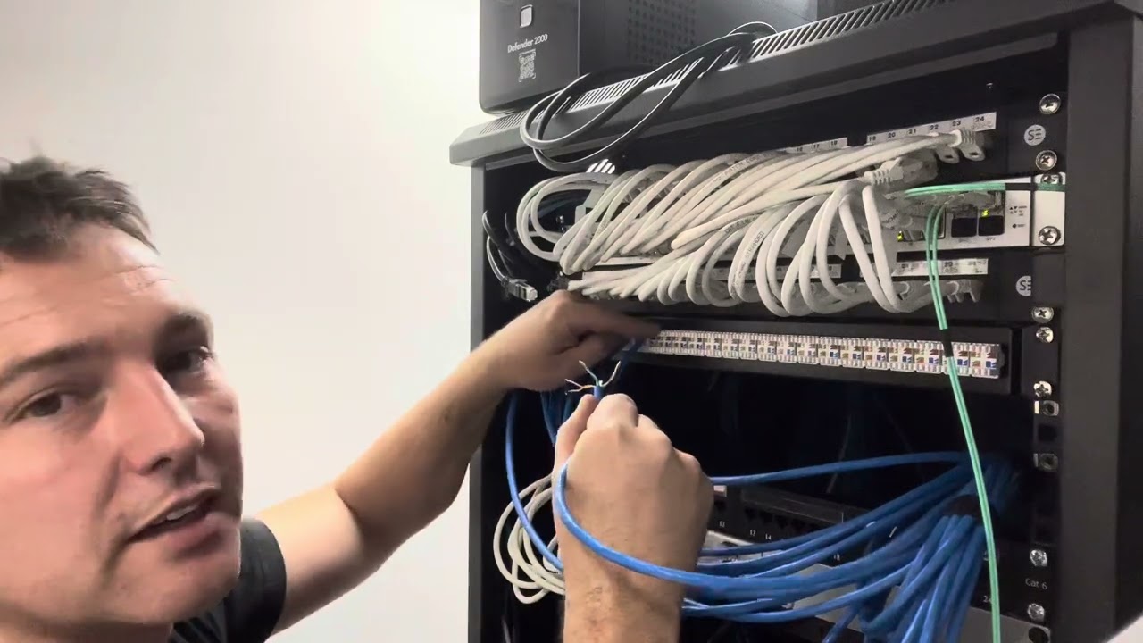 How to terminate a cat 6 patch panel to avoid crosstalk and interference