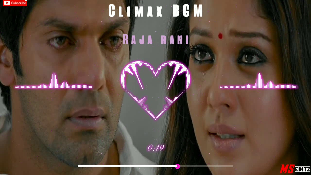 Raja Rani - Climax BGM - Whatsapp Status - MS