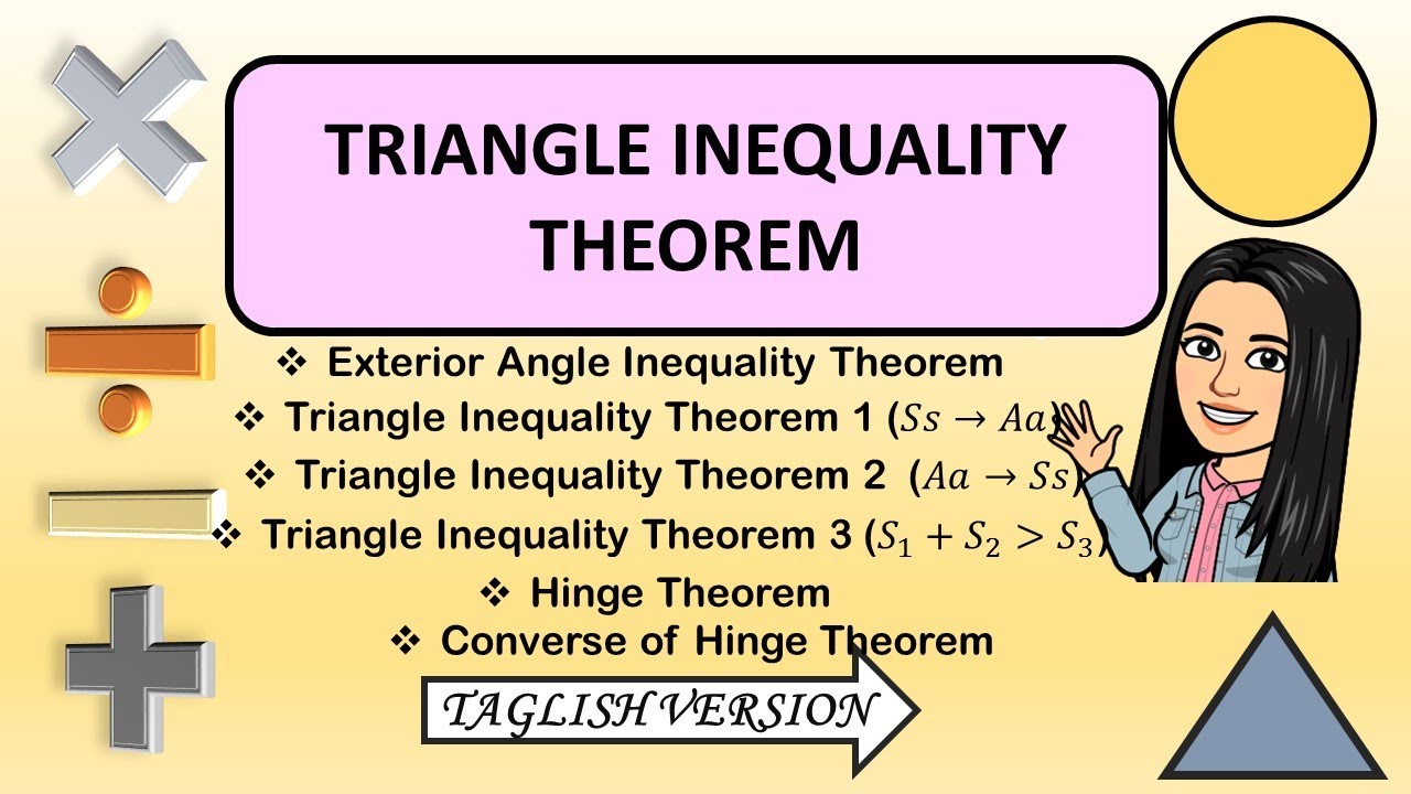 Triangle Inequality Theorem || Inequalities in Triangles