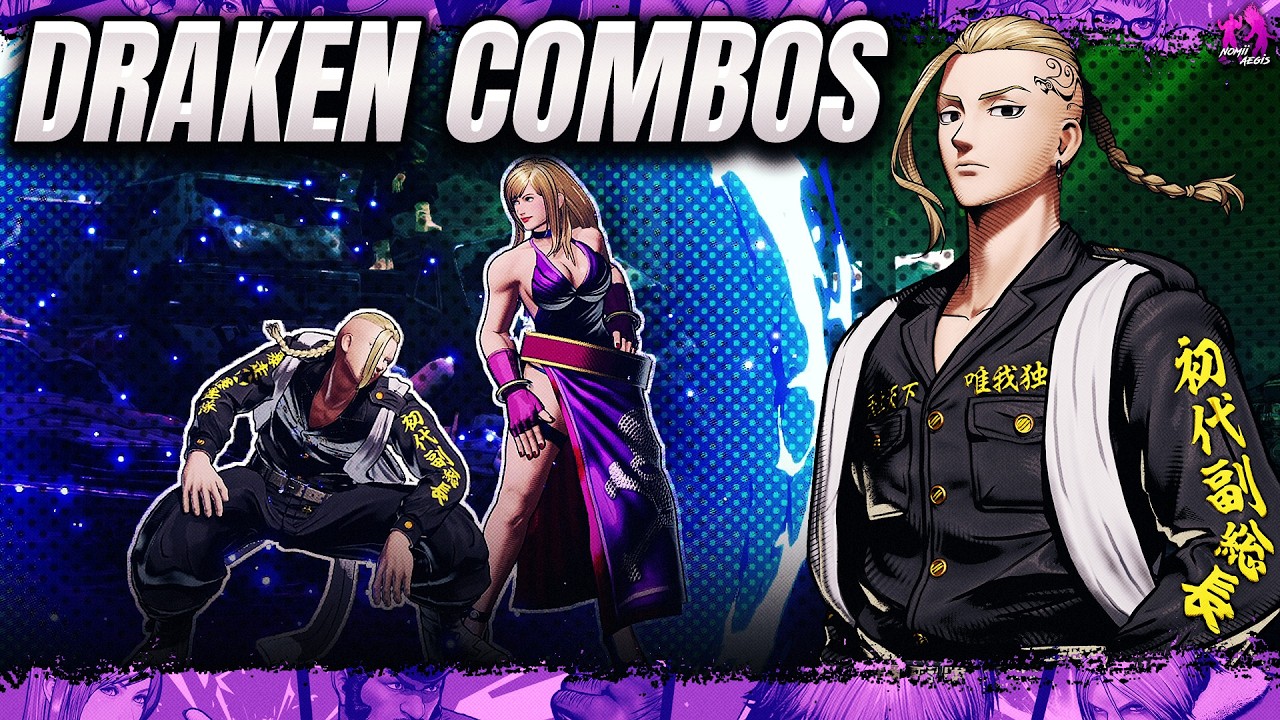 KEN &ldquo;DRAKEN&rdquo; RYUGUJI Combo Video! 💥 Fatal Fury City of the Wolves Combos
