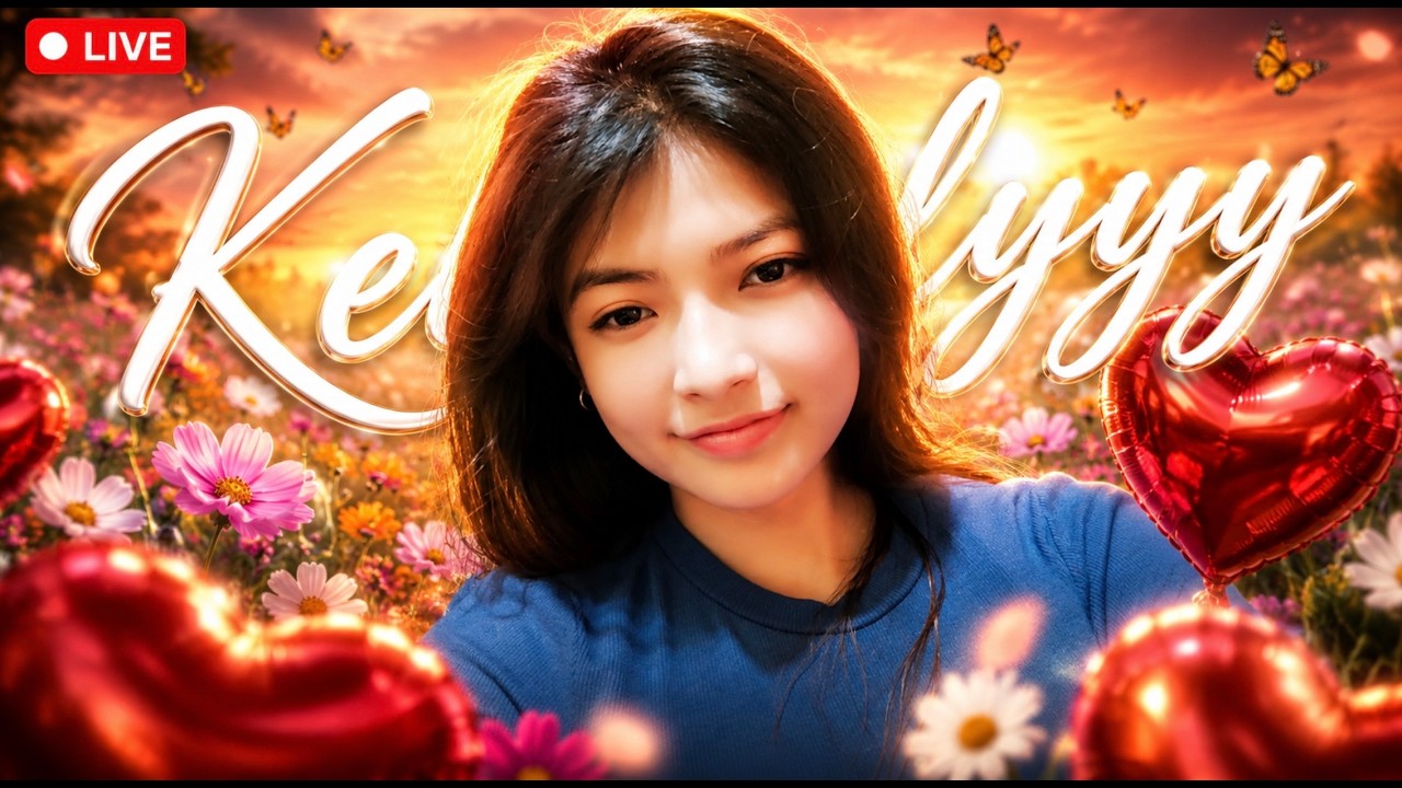 New CS rank Push | Free Fire Live with Kelly #freefire #live #kellyssyt