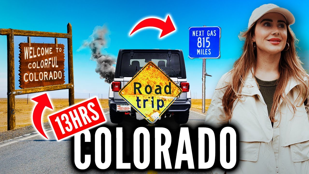¡13 horas en carro hasta Colorado… y no estábamos listos para lo que pasó! 😱🚗