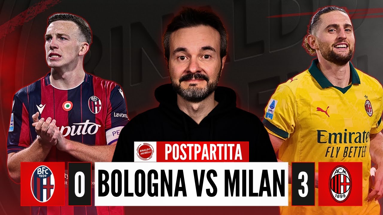 BOLOGNA-MILAN 0-3, solo COMPLIMENTI! | Postpartita con RINALDO MORELLI