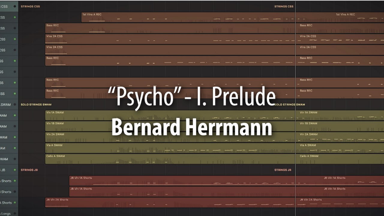 Psycho: I. Prelude (Herrmann) - Virtual MIDI Mockup by Andrew Kesler