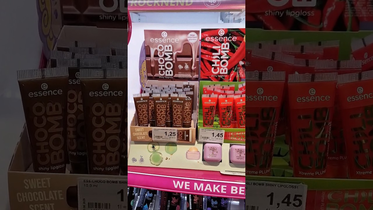 NEW Juicy Bombs from essence🌶🍫 #lipgloss #lips #essence #juicybomb #newmakeup #makeup #beauty