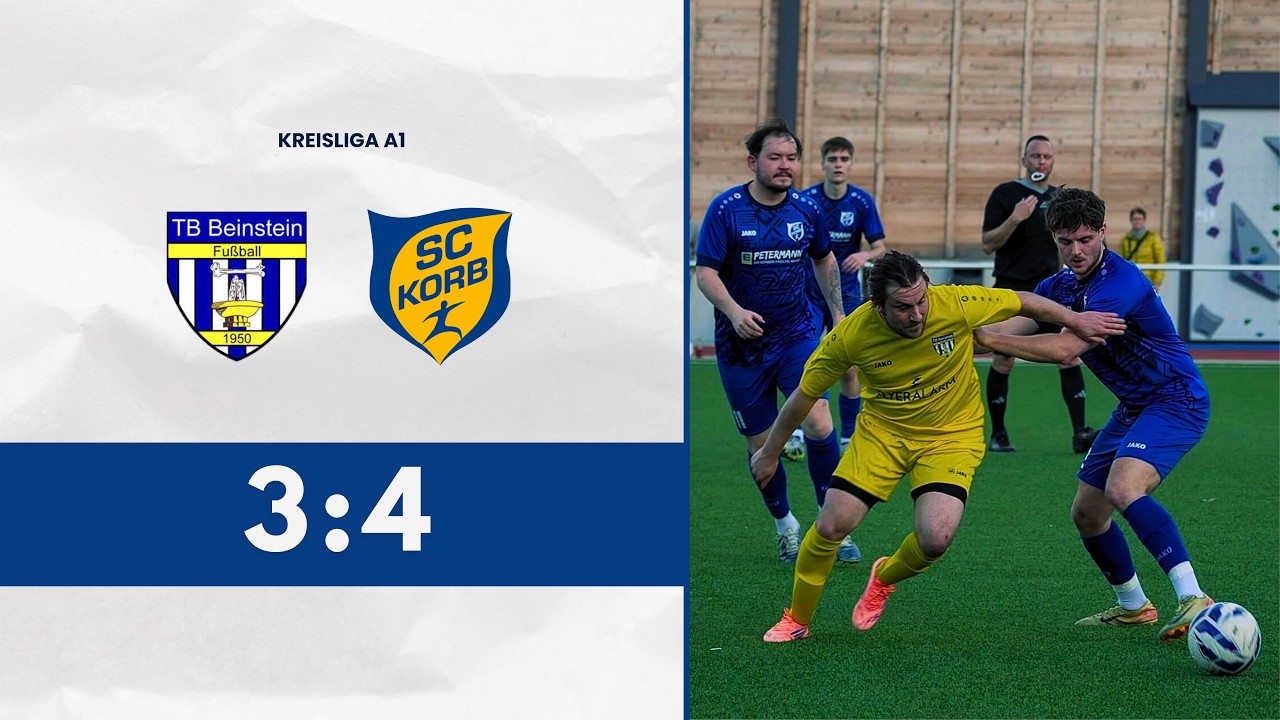 Derby in Beinstein! | TB Beinstein – SC Korb 3:4 (Spieltag 17)