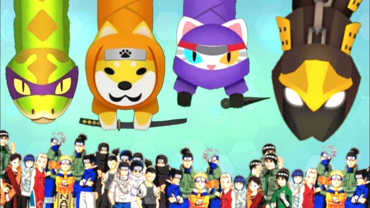 How to UNLOCK ALL 4 NINJA RUMBLE skins in Snake.io 2023 Hanzo Hissori, Inu-ruto