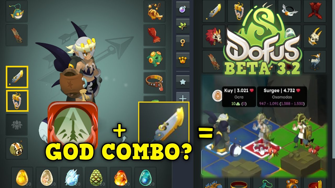 [DOFUS 3.2 BETA] NUEVA ARMA y ESCUDO.. ¿Para El NUEVO MEJOR Set MULTI CRÍTICOS? | Koliseos 1vs1