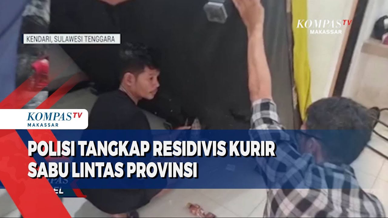 Polisi Tangkap Residivis Kurir Sabu Lintas Provinsi
