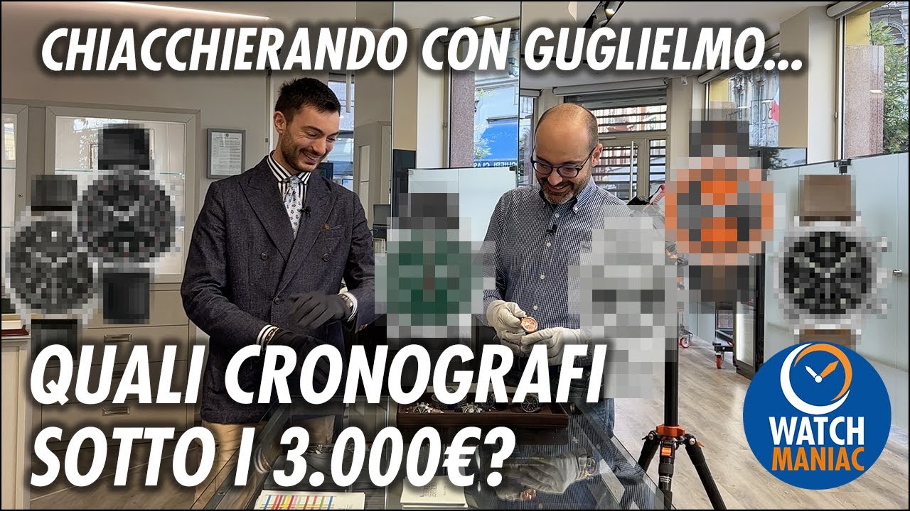 Cronografi sotto i 3.000? Qualche idea in compagnia di Guglielmo (Gioielleria Boglietti)