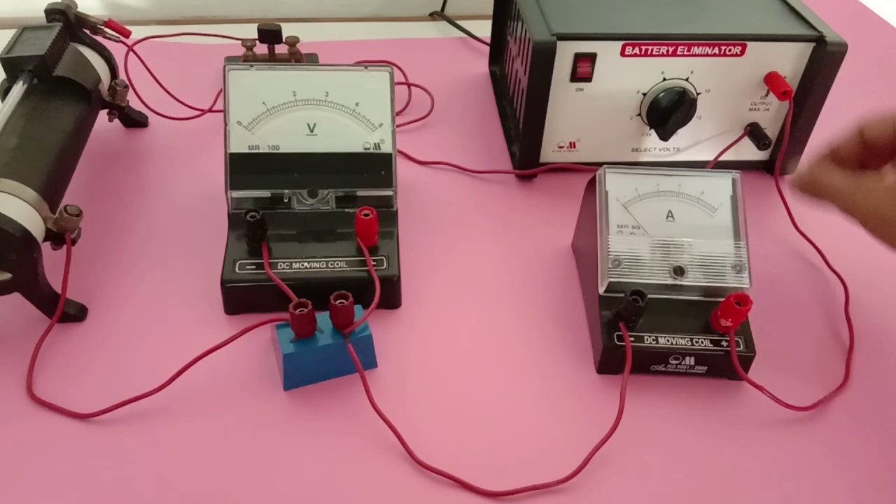 Hindi version of Ohms law Demonstration | Grade 10-12 | Board exam Practical | Physics