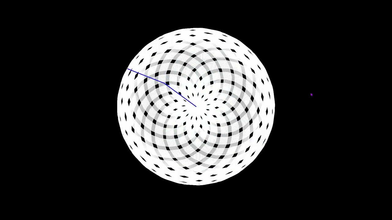 8 minutes and 53 seconds of a pi spiral until it's unrecognizable