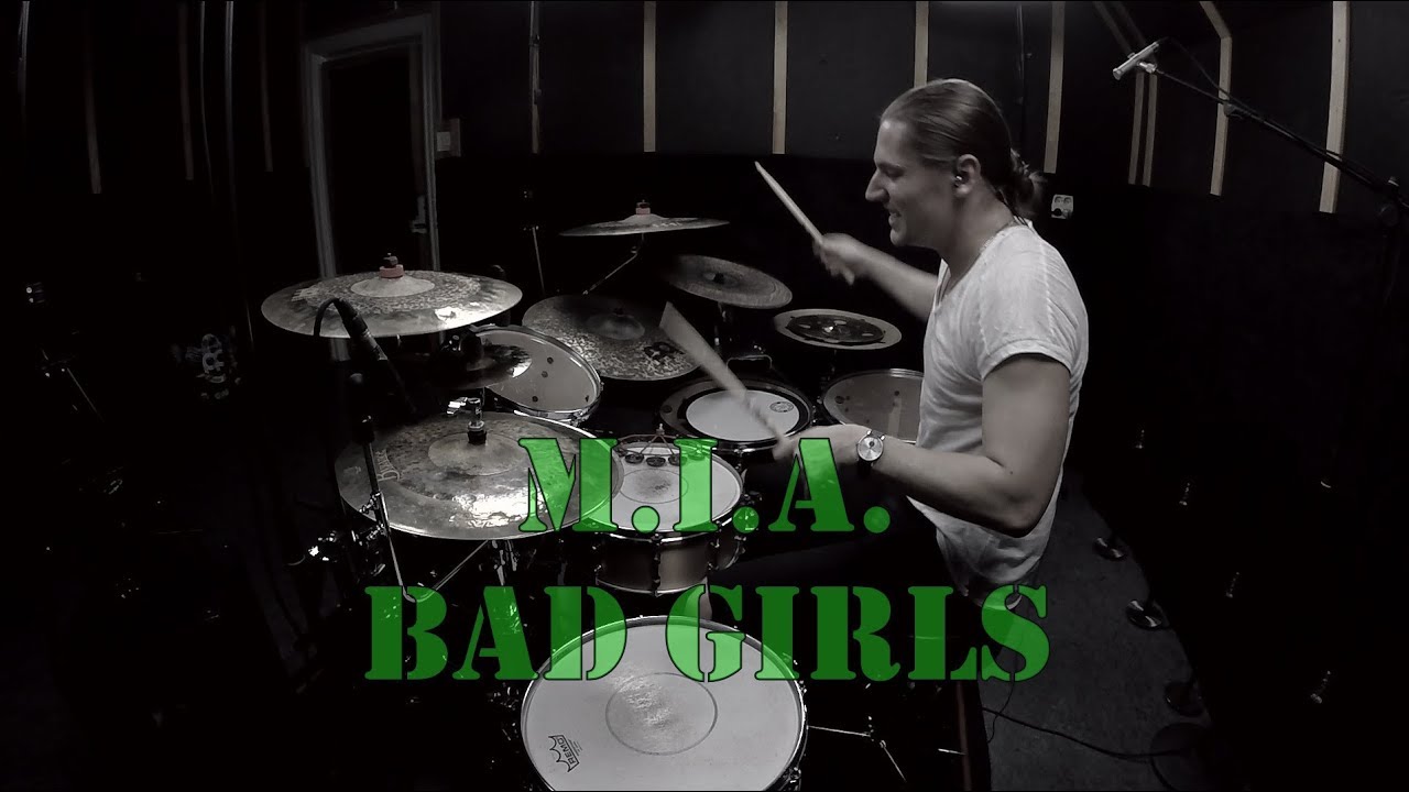 M.I.A. - Bad Girls (short drum cover) - Simon Aspsund